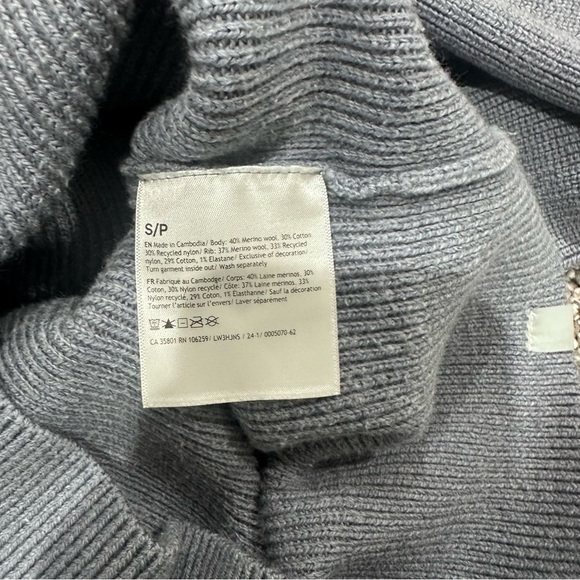 Lululemon Collared Merino Wool Blend Knit Sweater Small - Picture 5 of 5